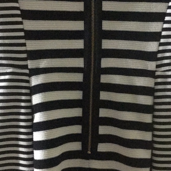 Black and white stripe dress. - Picture 6 of 6